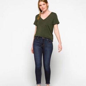 Just Black-Ankle Faded Distressed Low Rise Denim Jeans